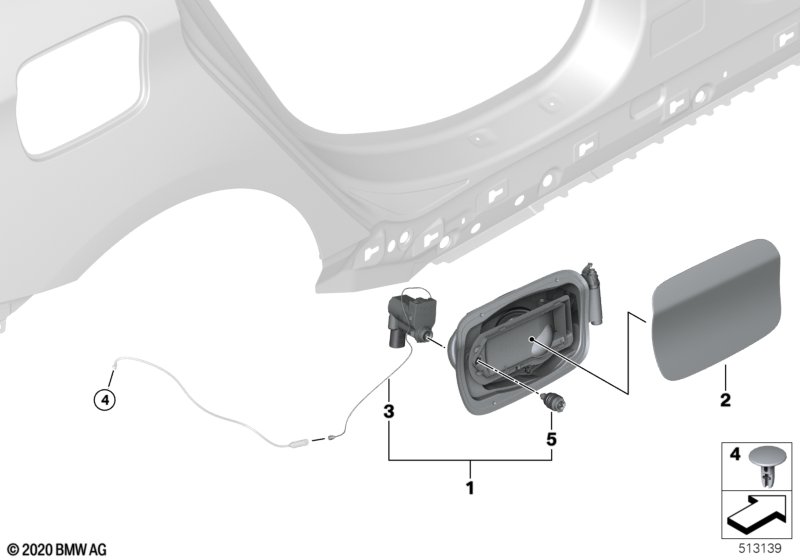 Заслонка заливного отверстия