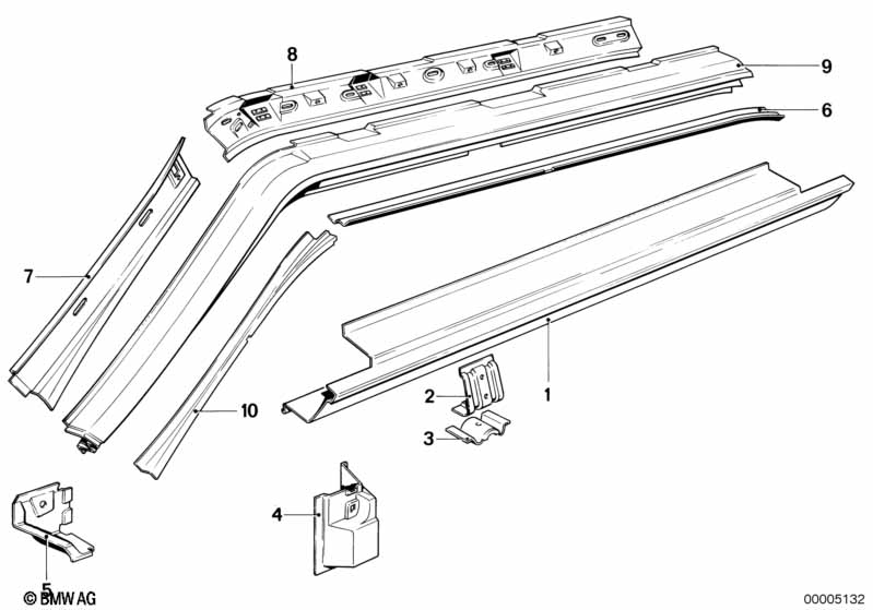Детали бокового каркаса