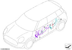 Жгут проводов двери