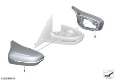 Дооснащение наружным зеркалом в M-стиле