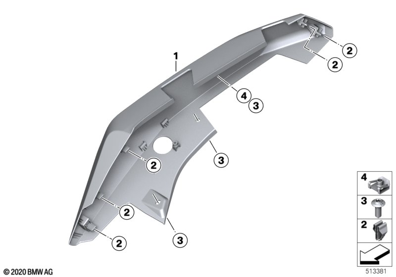 Накладка багажного отсека