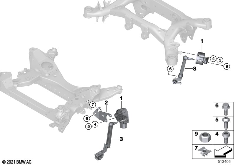 Датчик регулировки угла наклона фар