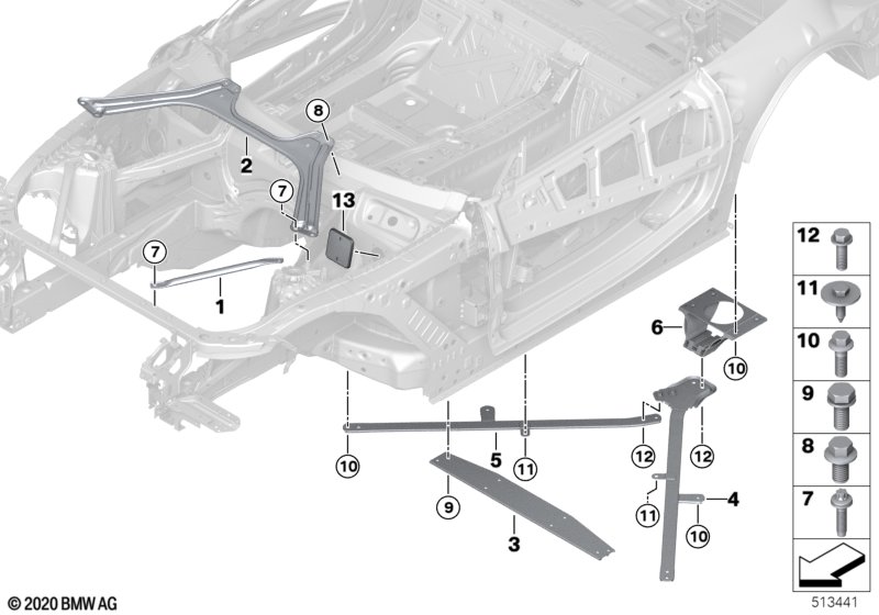 Элемент усиления кузова