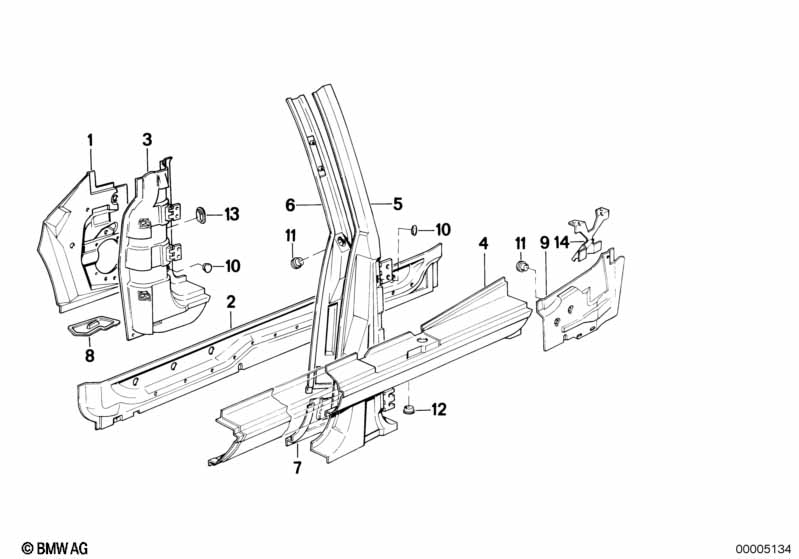 Детали бокового каркаса
