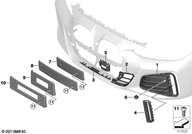 Облицовка M, декор.элементы Пд