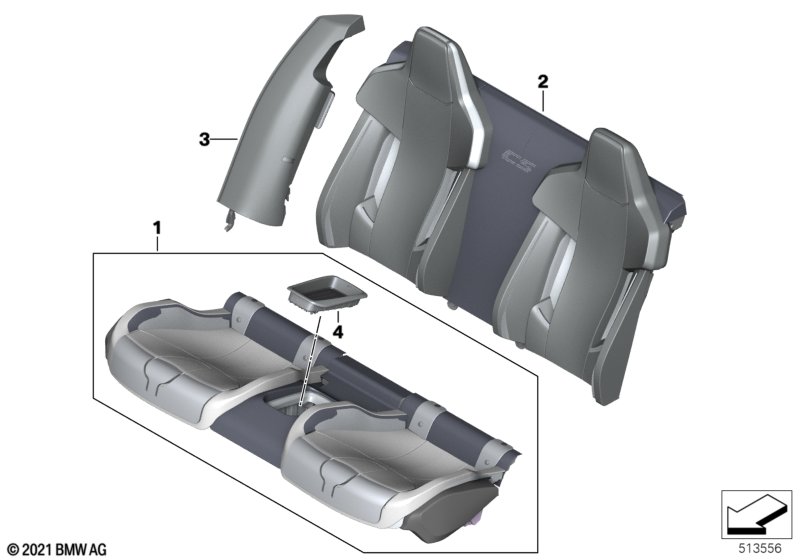 Сиденье заднее
