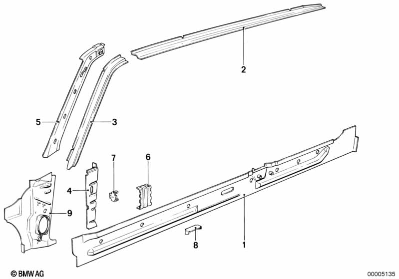 Детали бокового каркаса