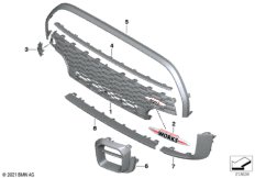 Облицовка аэродинам.к-та декор.эл-ты Пд