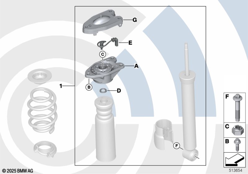 Ремкомплект опорного подшипника