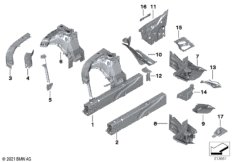 Колесная ниша/лонжерон