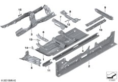 Перегородка баг.отделение/детали днища