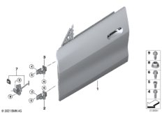 Дверь Пд, петли/ограничитель двери