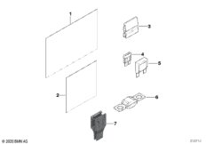 Детали блока предохранителей