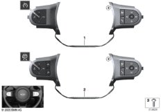 Schalter Multifunktionslenkrad Sport