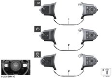 Schalter Multifunktionslenkrad Sport