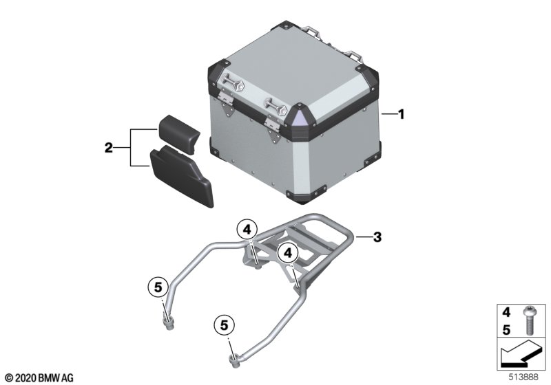 Алюминиевый топкейс