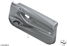 Индивидуальная обшивка двери кожа Пд