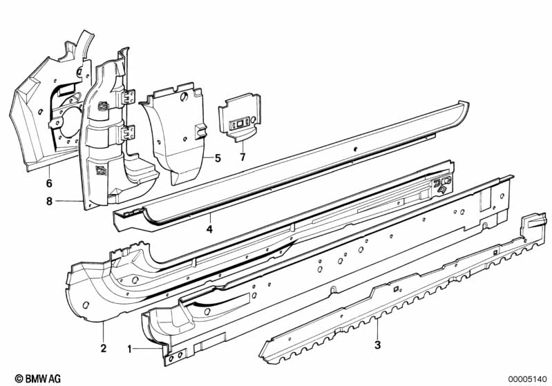 Детали бокового каркаса