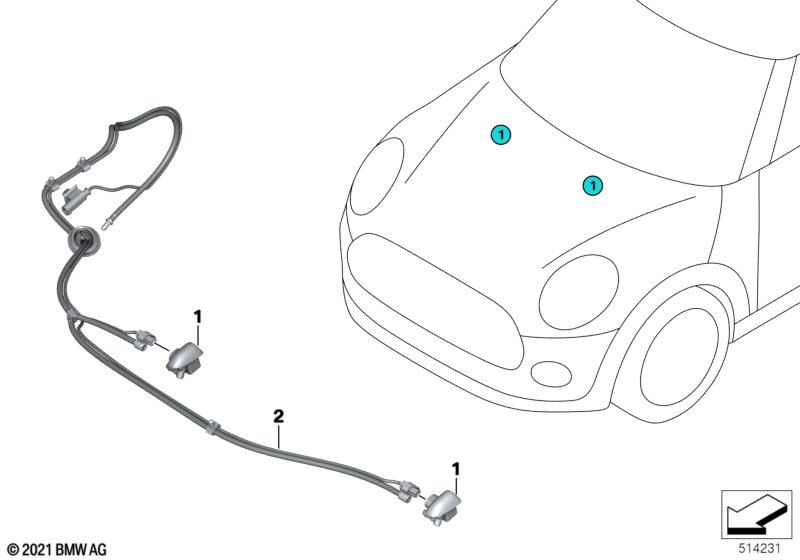 Детали стеклоомывателя