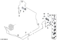 Трубопровод тормозного привода Зд