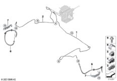 Трубопровод тормозного привода Пд
