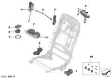 Электрооборудование и приводы сиденья Зд