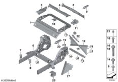 Пол багажника/брызговик Зд