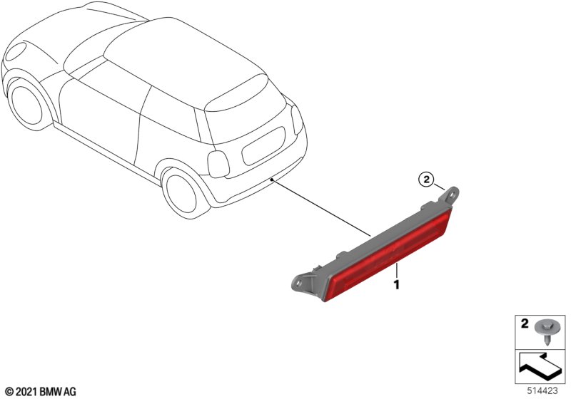 Задний противотуманный фонарь