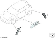Фонарь указателя поворота Пд/Бок