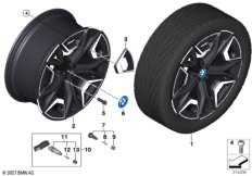 BMW л/с диск Aerodynamik 1020 - 22"