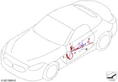 Жгут проводов двери