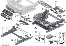 Каркас подушки переднего сиденья