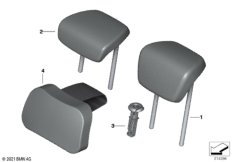 Подголовник заднего сиденья