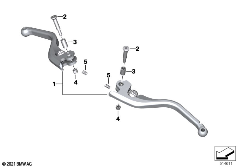 Ручной рычаг регулируемый