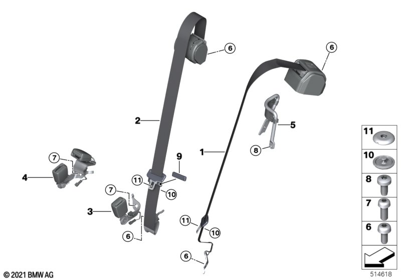 Ремень безопасности Зд