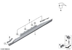 Накладка порог / арка колеса
