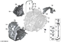 GA8G45AW коробка пер.крепление/навес.об.