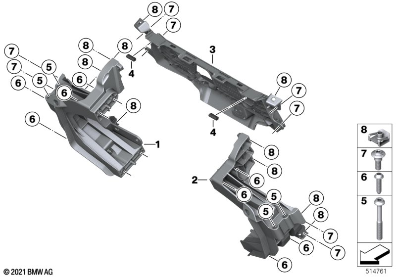 Кронштейн облицовки Пд