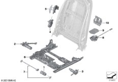Сиденье Пд, э/оборудование и приводы