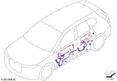 Жгуты проводов двери