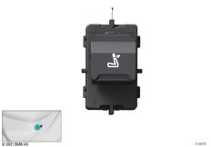 Дистанц.разблокировка спинки задн.ч.сал.