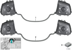 Переключатель на м/функц.рулевом колесе