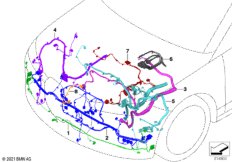 Рем.кабель основ.жгут проводов - впереди
