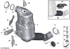 Катализатор/сажевый фильтр
