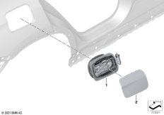 Заслонка заливного отверстия