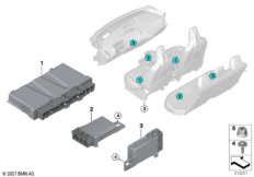 Блок управления модуля сиденья