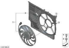 Кожух вентилятора-дополнительн.элементы