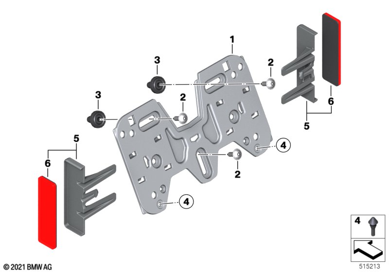 Переходник для номерного знака