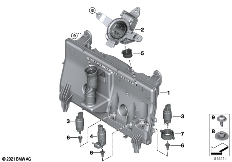 Бачок стеклоомывателя