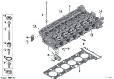 Головка блока цилиндров-доп.элементы